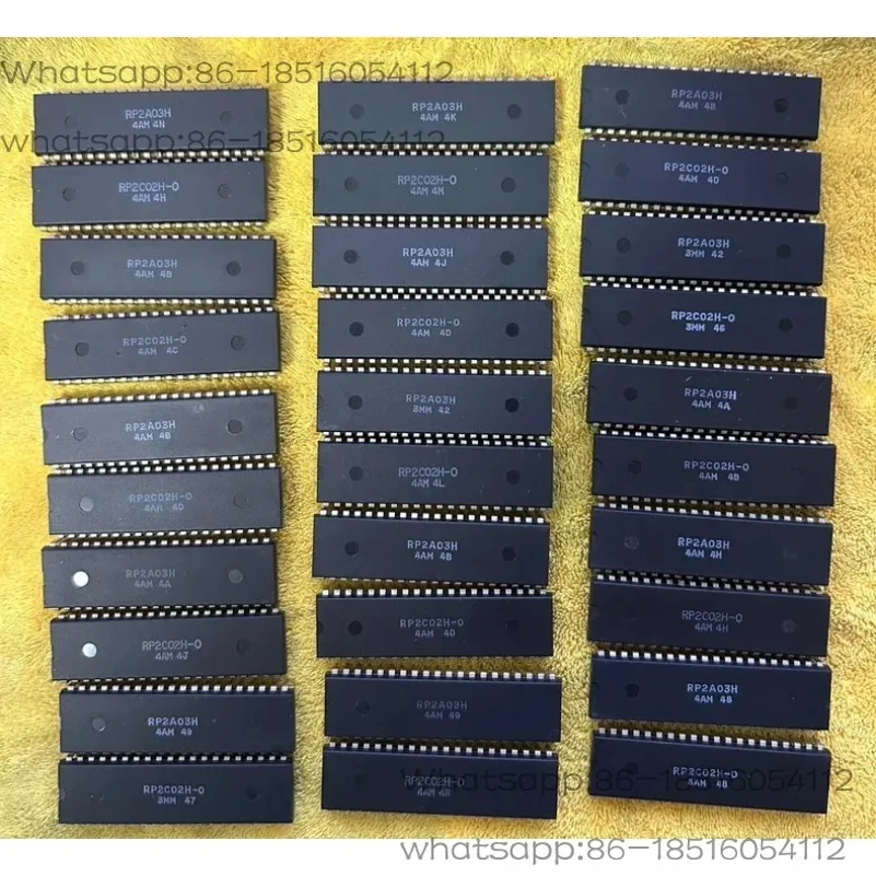 

RP2A03E RP2C02E-0 RP2A03G RP2C02G-0 RP2A03H RP2C02H-0 UA6527 UA6528 TA-02NP TA-03NP1 Процессор PPU FC N Замена чипа системы