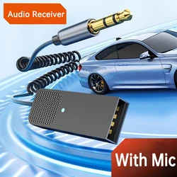 New Upgrad Bluetooth Car AUX Adapter USB To 3.5mm Stereo Hifi Music Wireless Audio Receiver Dongle Handsfree For Car BT Transmit