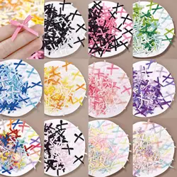 100Pcs Colorful Mini Bowknot Handmade DIY Girl'S Hair Clip Clothes Hat Decorative Bowknot Wedding Party Gifts Bouquet Decoration