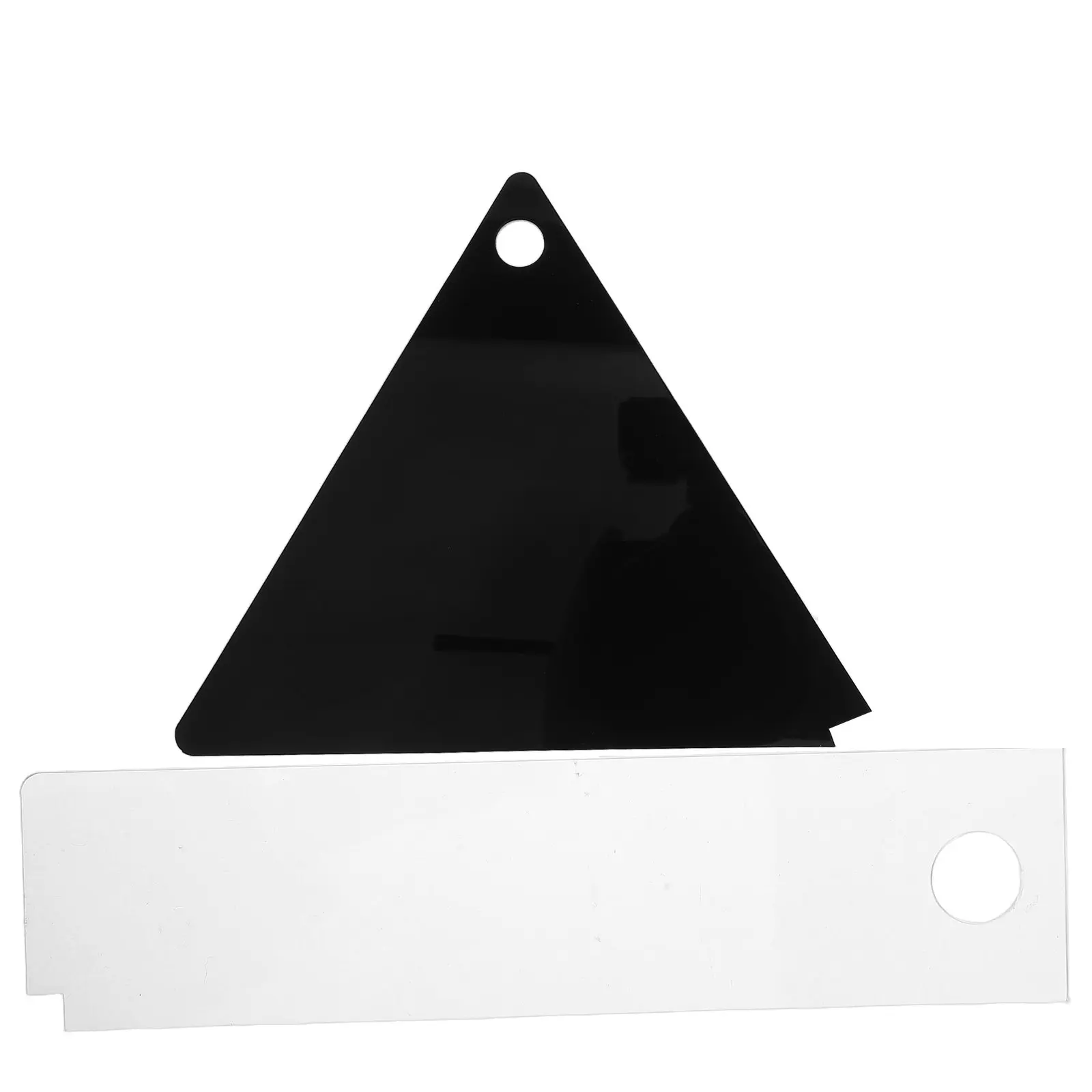 2Pcs Sliding Plate Wax Scraper Ski Wax Removal Tool Acrylic Snowboard Scraper Ski Base Cleaning Tool Snowboard Repair