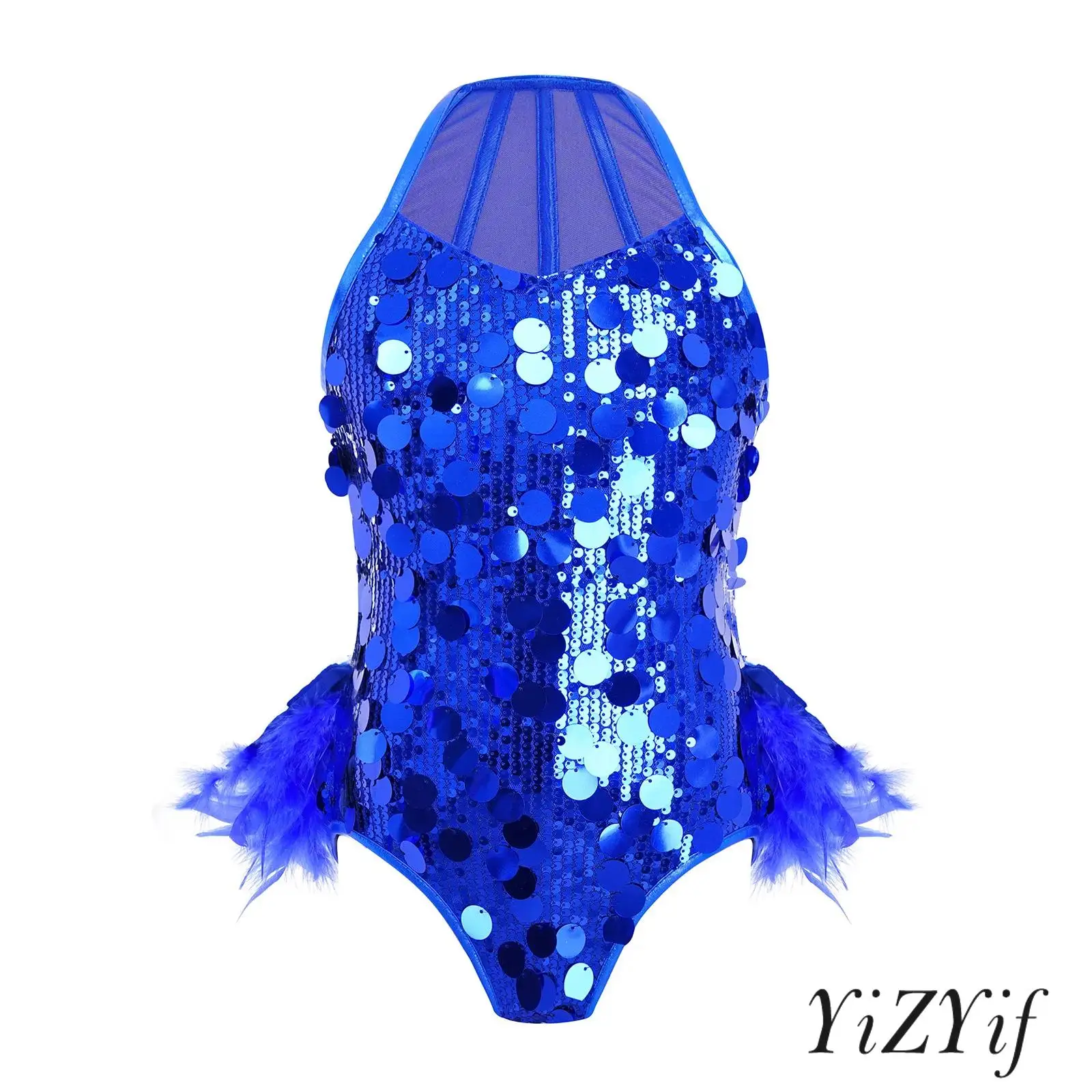 

Kidls Glittery Sequin Dance Leotard Elegant Salsa Jazz Ballet Dance Dress Costume Girls Salsa Ballroom Dance Competition Clothes