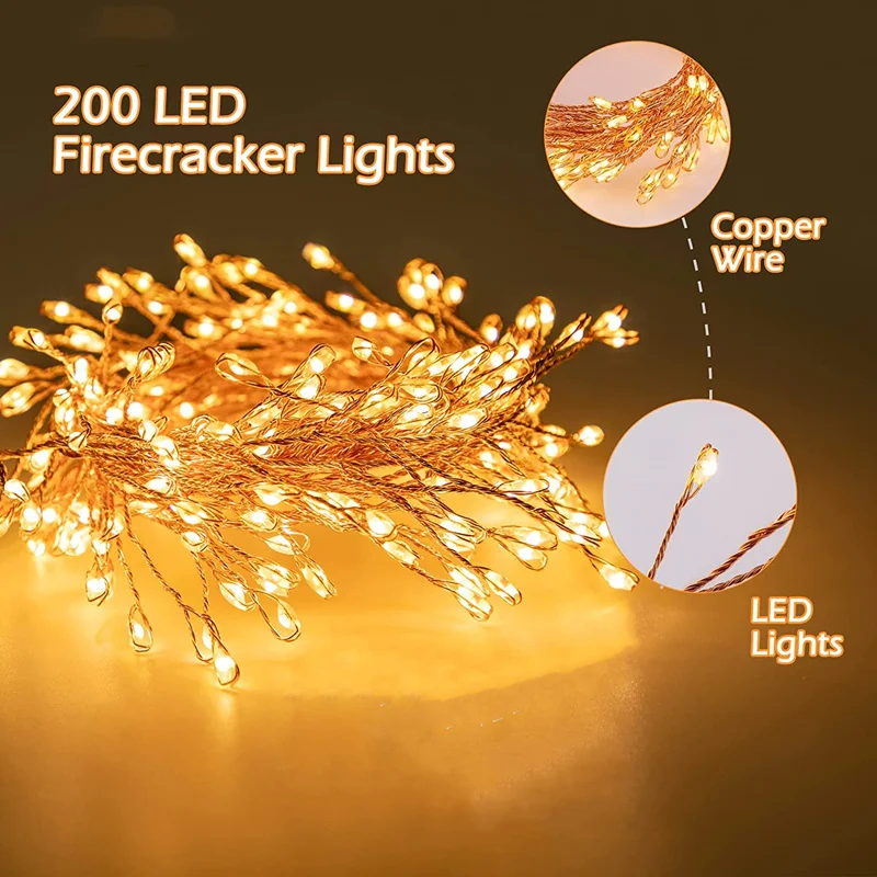 

6M/3M/1.5M Copper Wire String Lights Fairy Tale Garland Light String Battery Operated Wedding Party Christmas Home Decoration