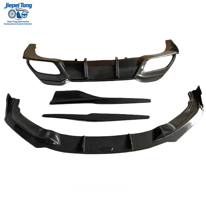 

Для BMW 8 серии 840i G14 G15: Комплект обвеса в стиле TK с передними светодиодными фарами, боковыми порогами и задним спойлером