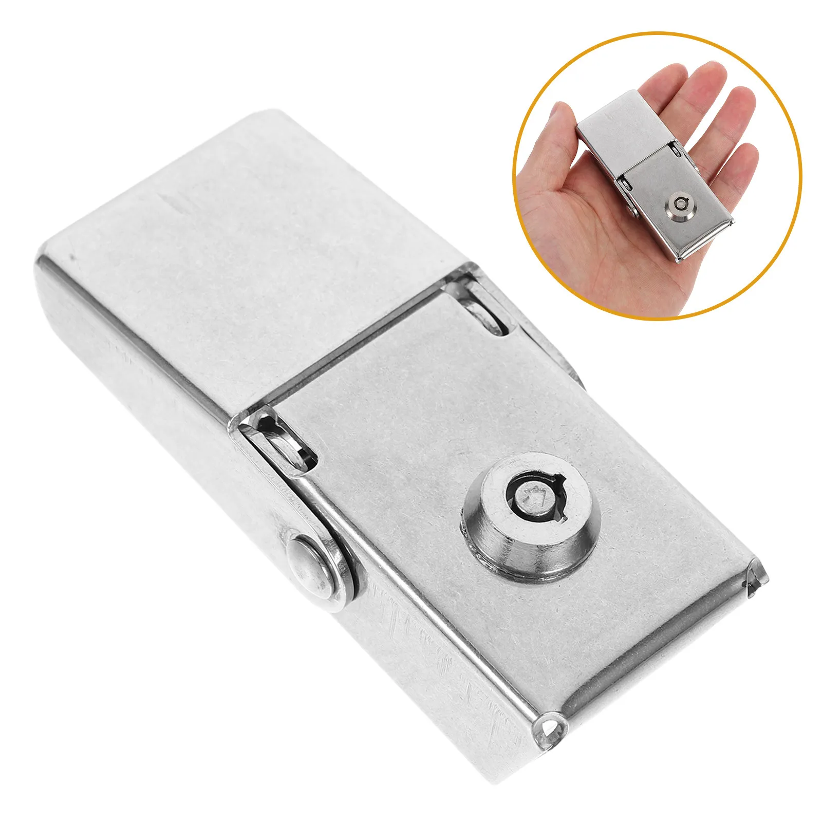 1Set Motorcycle Side Box Rear Stainless Steel Trunk Lock Core Replacement Easy Install for Electric Scooter Tool Box