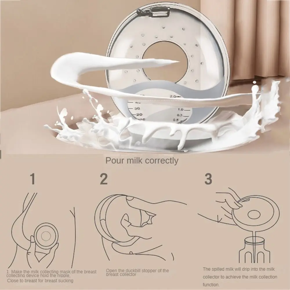 1 paio di copertura per la raccolta del Gel di silice raccoglitore di latte materno morbido cuscinetto per allattamento riutilizzabile contenitore per l'aspirazione del capezzolo dopo il parto