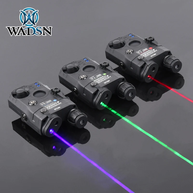 WADSN PEQ-15 Red Green Blue Dot Laser NO IR Sight LED STROBE Flashlight NGAL DBAL A2 Weapon Light Hunting AR15 Rifle indicator