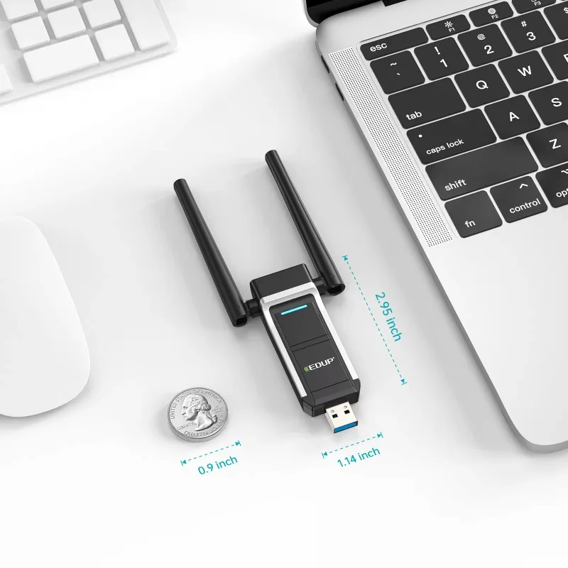 High Speed 802.11AX RTL8832AU Wifi Dongle High Quality AX1800Mbps WiFi Receiver Wifi 6 USB Adapter