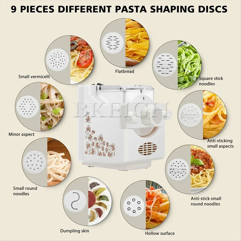 ماكينة المعكرونة المنزلية، ماكينة صنع المعكرونة الطازجة، ماكينة قطع كهربائية، ماكينة العجين #6