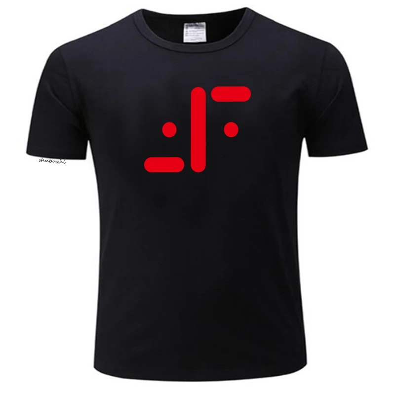 Camiseta de verano para hombre, camiseta negra INV-invasion/visitors/series 80, camisetas de marca para hombre, camiseta de algodón a la moda