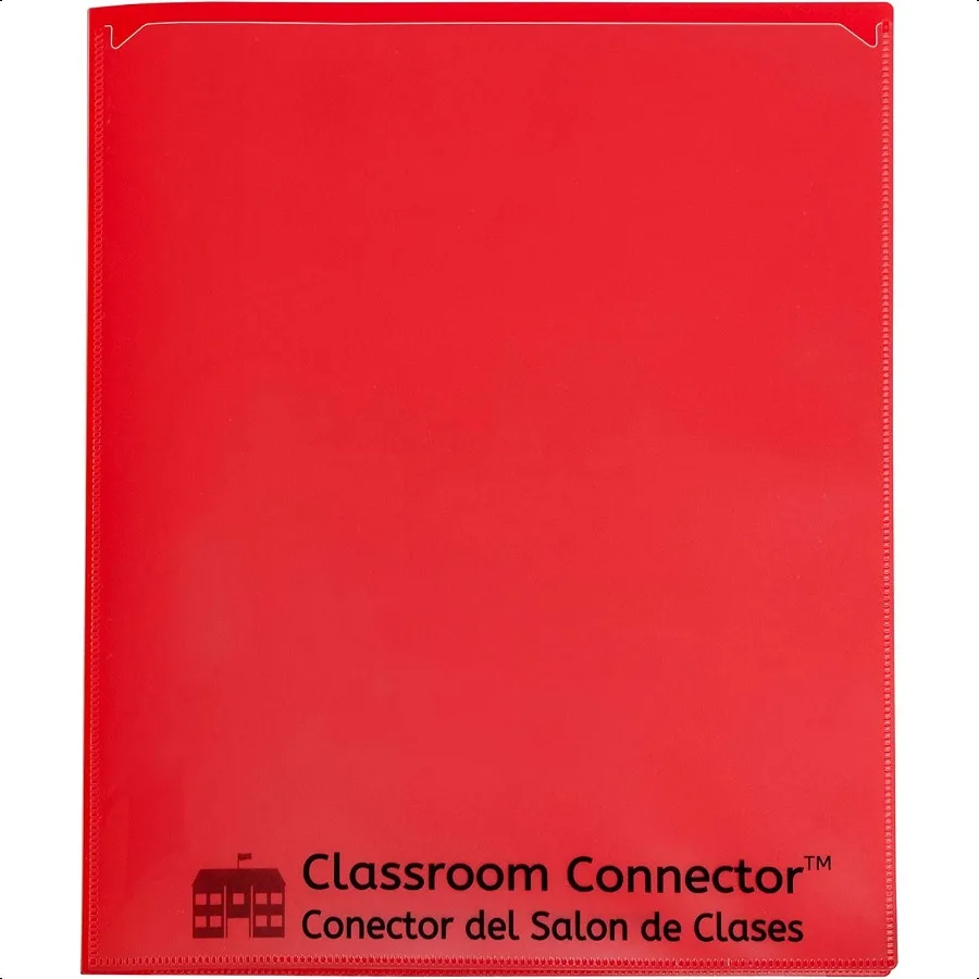 

Classroom Connector MultiPocket SchooltoHome Portfolio Red 15 BX 32304 9.5 x 11.75 x 0.25