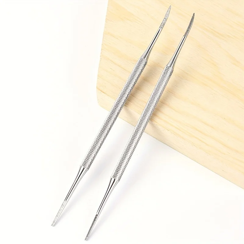 Stainless Steel Nail File, Manicure File, Multifunctional Nail Art Pen, Nail File Tool