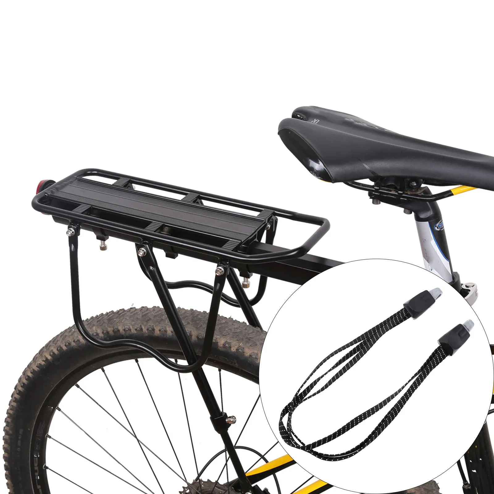 

5Pcs Reinforced Shelf Tie Down Strap 3 in 1 High Strength Elastic Bike Luggage Binding Rope for Camping Motorcycle Cargo
