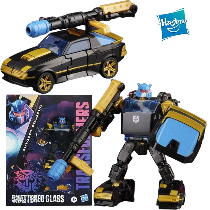 

Hasbro Transformers Shatterded Glass Autobot Goldbug 12Cm Deluxe Class Original Action Figure Model Kid Toy Gift Collection