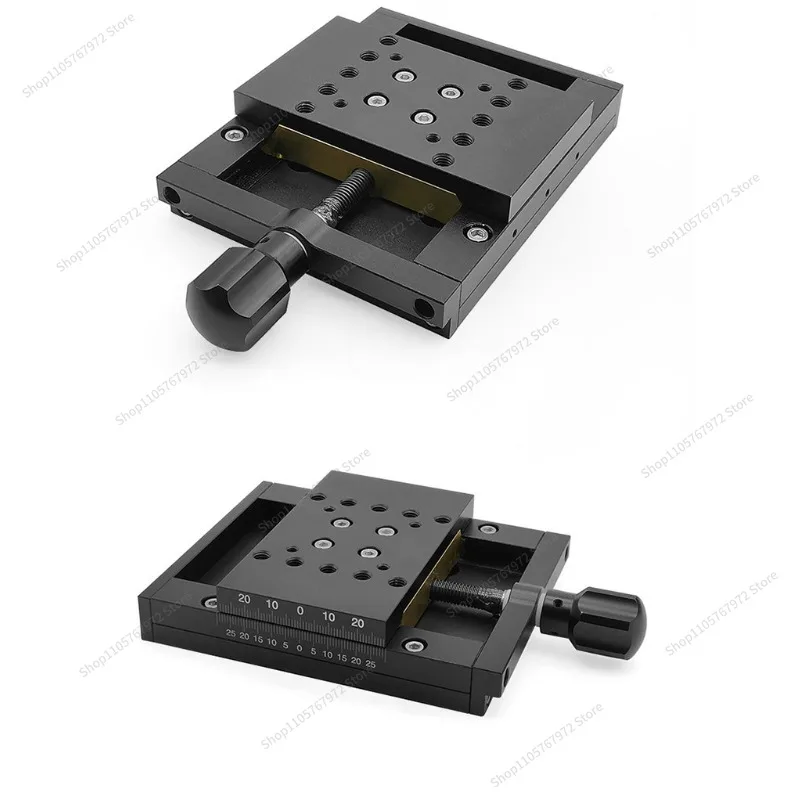 For 100mm width Manual precision dovetail displacement  High precision displacement  X-axis table Manual slide table