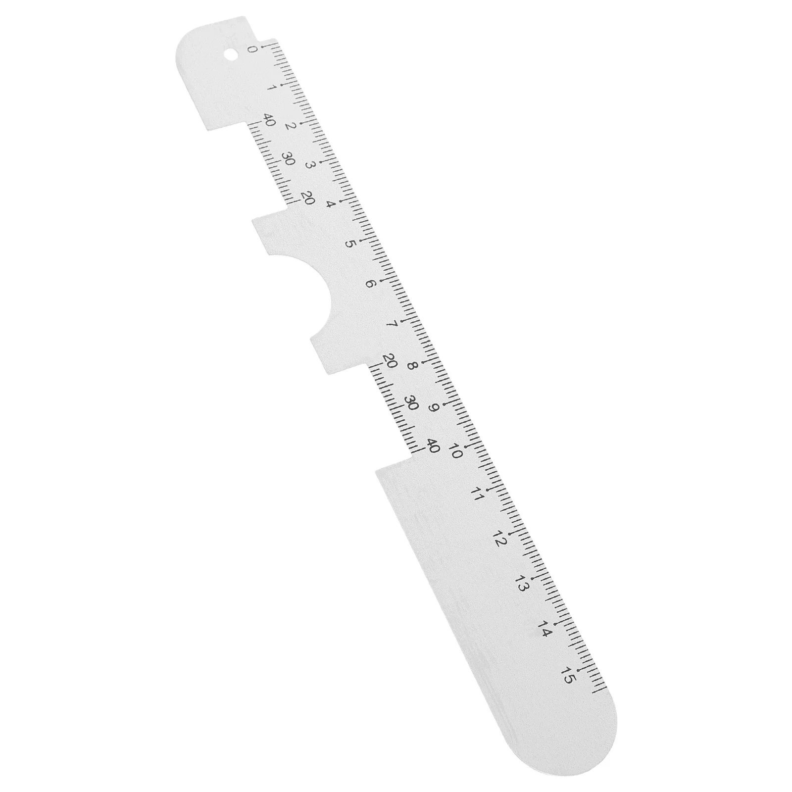 Aluminum Pd Ruler for Glasses Double-Sided Scale Pupillary Distance Measuring Tool Optical Equipment Pd Ruler for Glasses