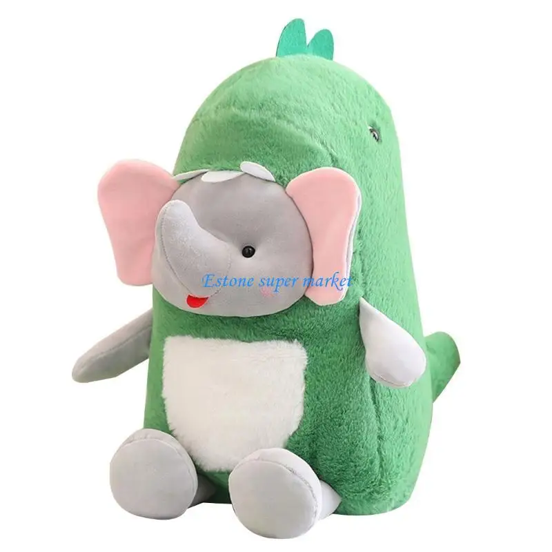 

090B 30cm Plush Dinosaur Toy for Kids Cosplay Stuffed Animal Toy Throw Pillow Children Room Decoration Non-Deform Soothe Doll
