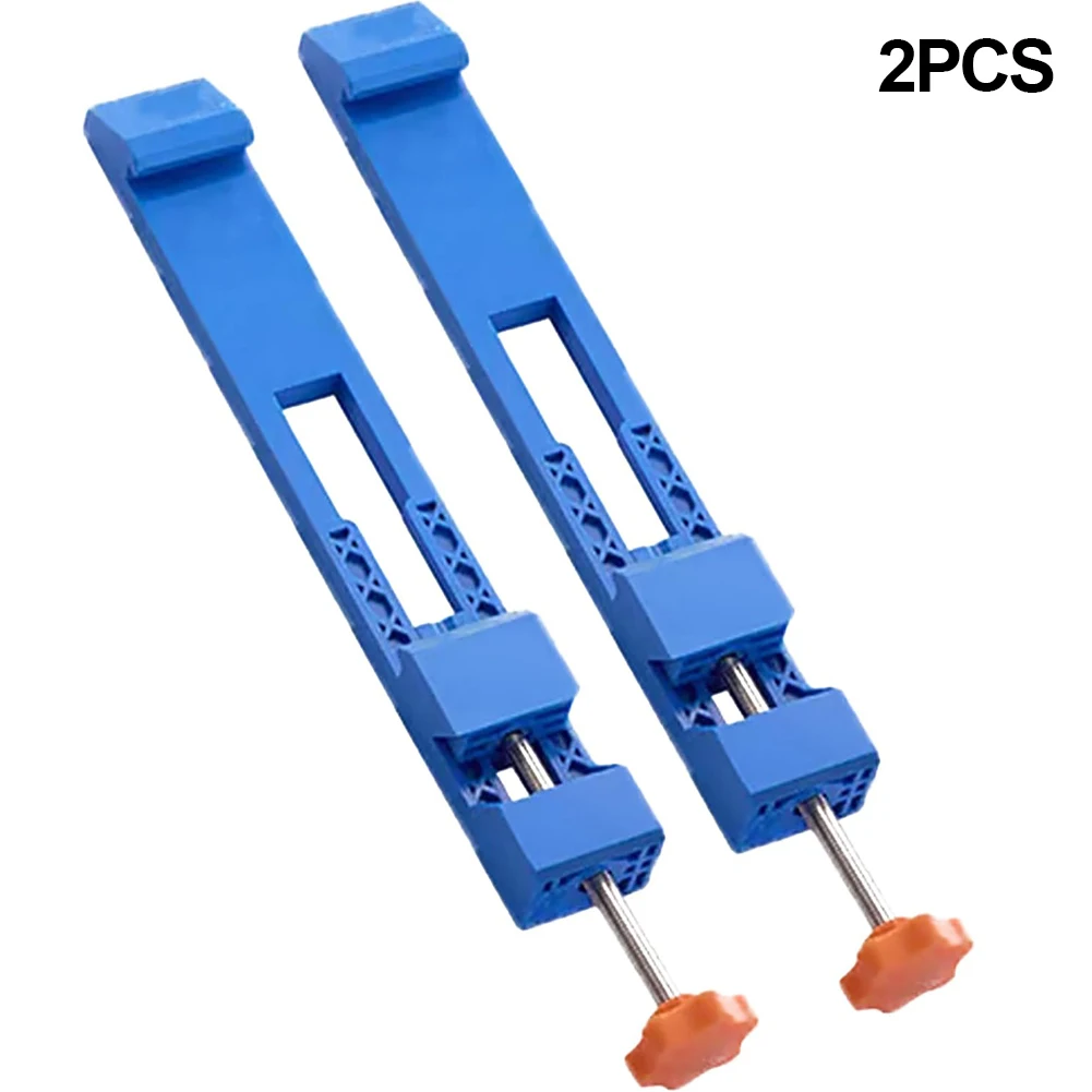 1/2pcs Adjustable Cutting Machine Base Rail Guide Circular Saw Milling Positioning Clamps For Precision Cutting Milling