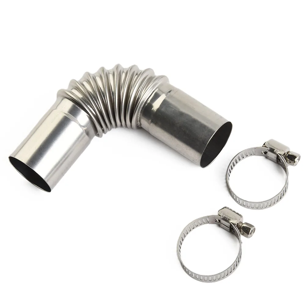 Car Parts High Quality Material Car Accessories Exhaust Pipe Onnect 24mm Silver Stainless Steel Exhaust Pipe Fitting