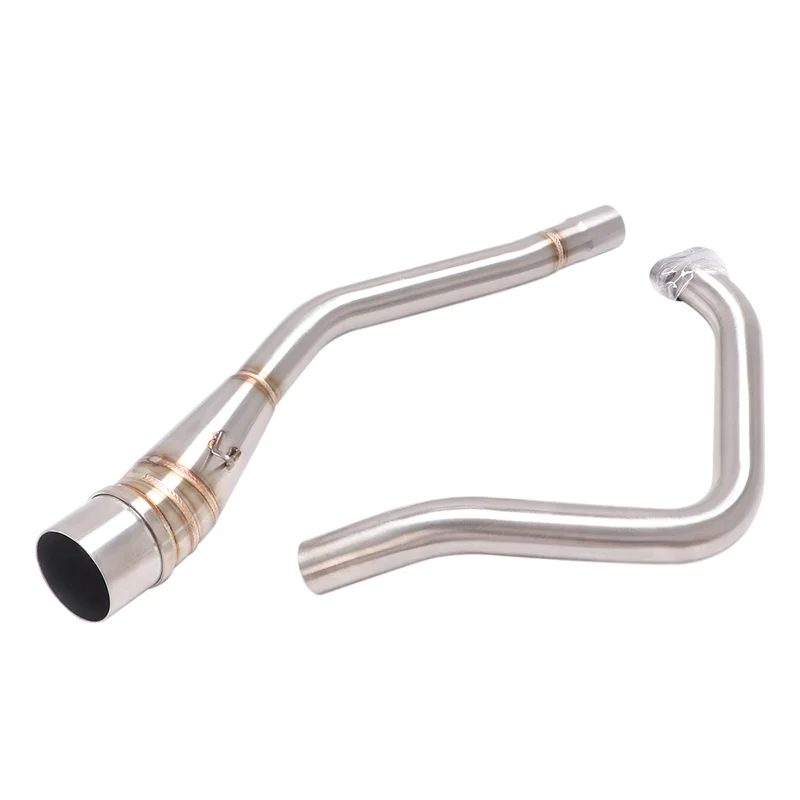 

For Yamaha Y16 Y16ZR 2021 Front Link Tube Header Pipe Stainless Steel Motorcycle Exhaust Connect Mufflers Silencers Baffle