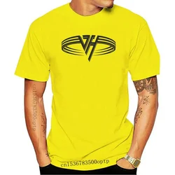 New 2021 Men Print Van Halen Band Fashion White T Shirt Summer O Neck Short Sleeves T-shirt