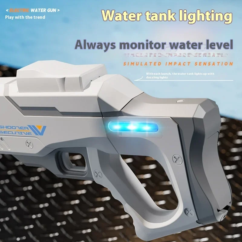 Electric Water Guns For Adults Powerful Squirt Automatic Water Suction Water Blasters Summer Outdoor Beach Toy For Kid Gift
