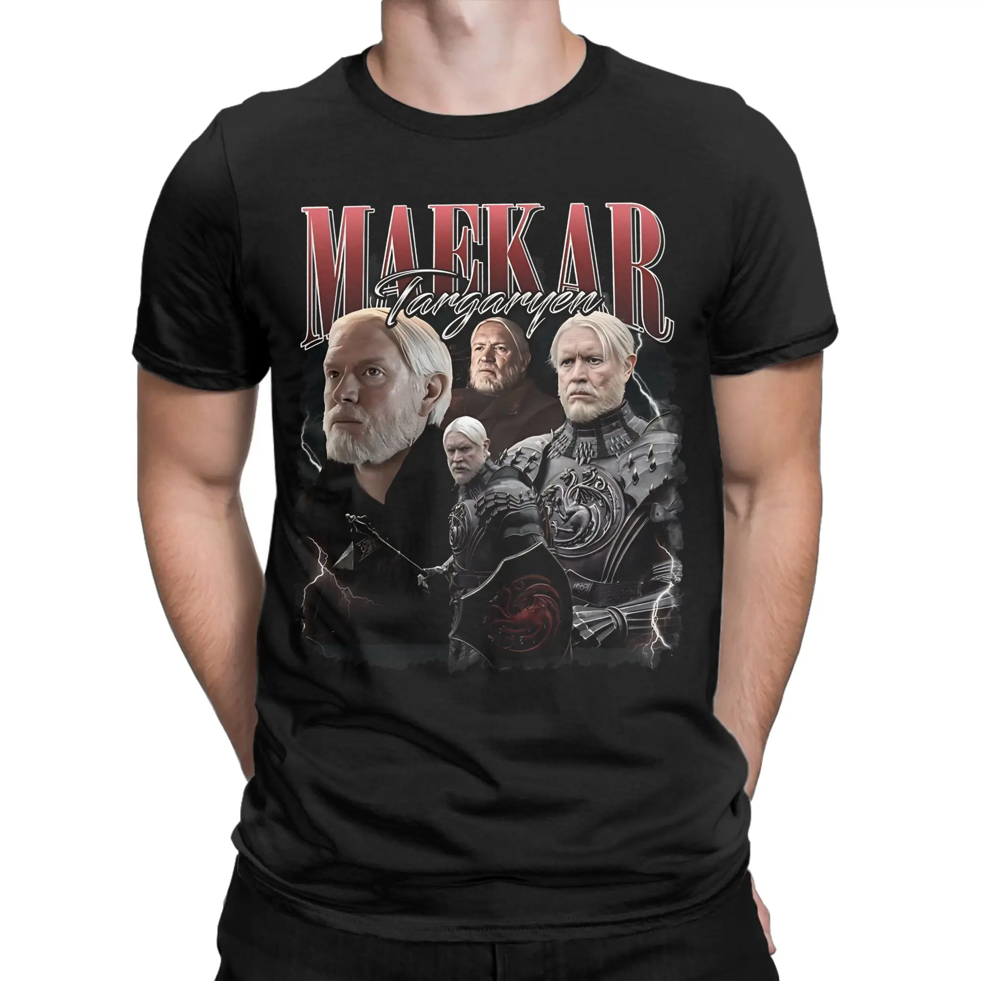 New Arrival Maekar Targaryen A knight of the seven kingdoms T Shirt for Men Women  Pure Cotton Tee Shirt Short Sleeve Clothes