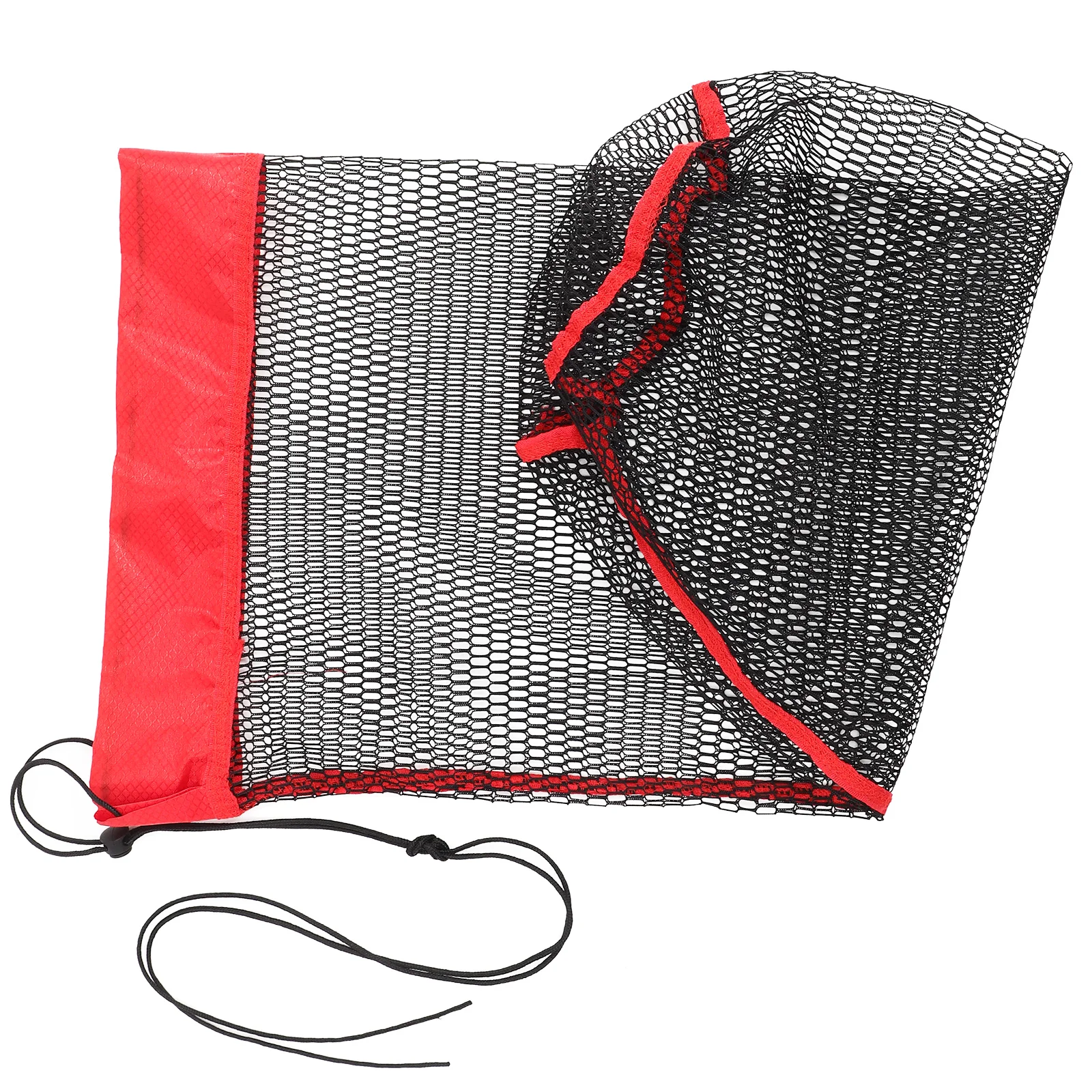 

Fishing Net Mesh Guards Bag Fishnet Locating Netting Basket Cage Catching Nylon Man