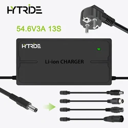 HYTRIDE 54.6V 3A Charger 48V Li-ion Charger for 13S 48V Lithium Battery Pack Fast Charger 48V Charger (CE Passed)