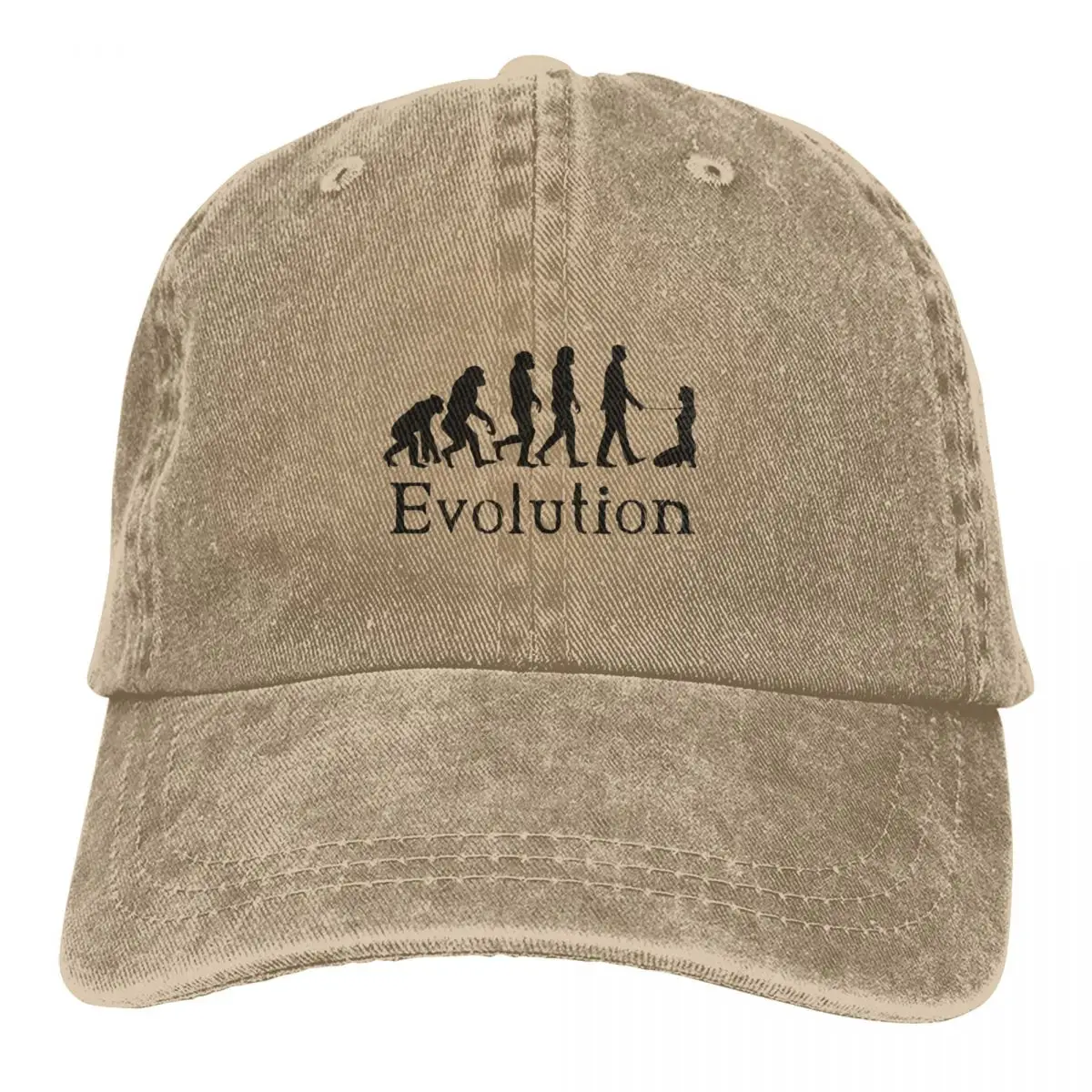 

BDSM Dominant Evolution Baseball Cap Human Classic Unisex-Teens Washed Trucker Hat Printed Rock Baseball Caps Birthday Gift