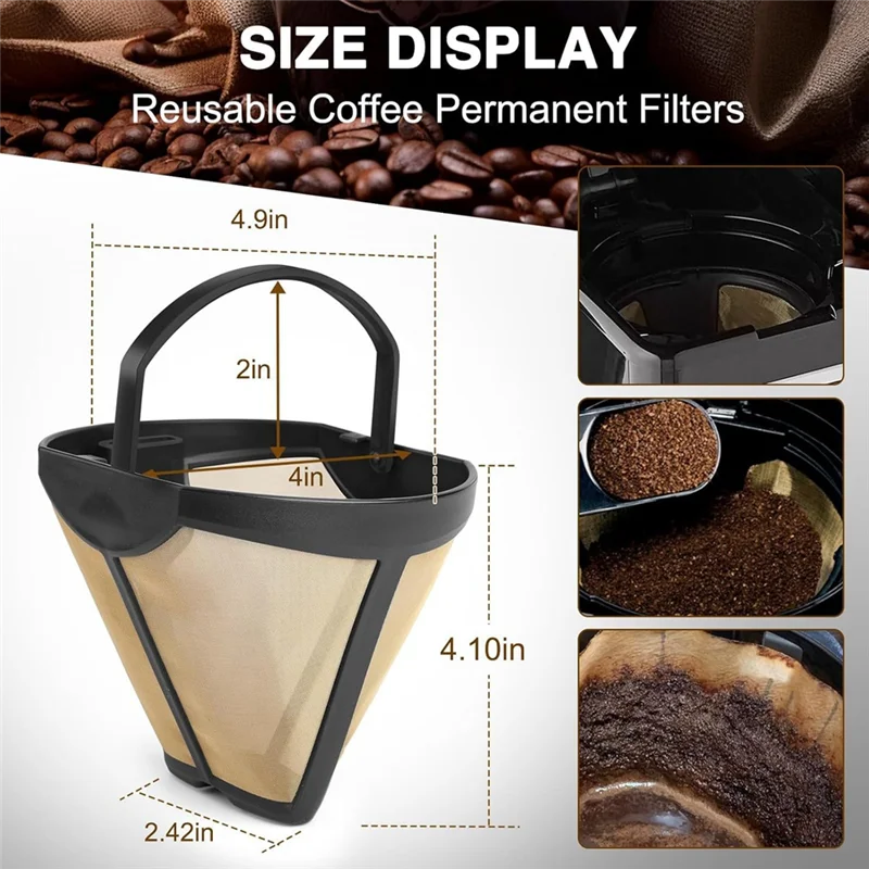 

A05G-Reusable Coffee Filter Forninja CFP307 CFP201 CFP250A CFP300 CFP301 CFP305 Dual Brew Coffee Maker Coffee Accessories