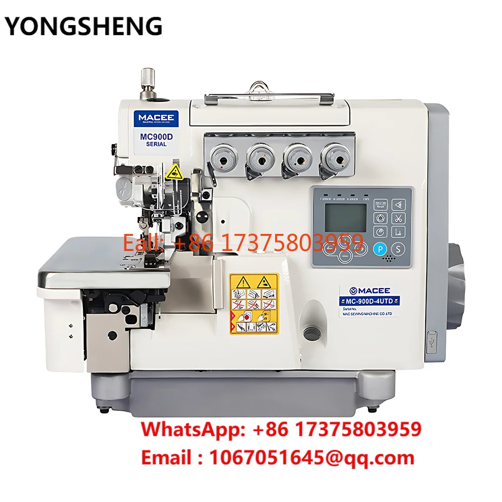 MC 900-4UTD High Speed Direct Drive All-in-one Computerized Full Automatic Overlock Sewing Machine