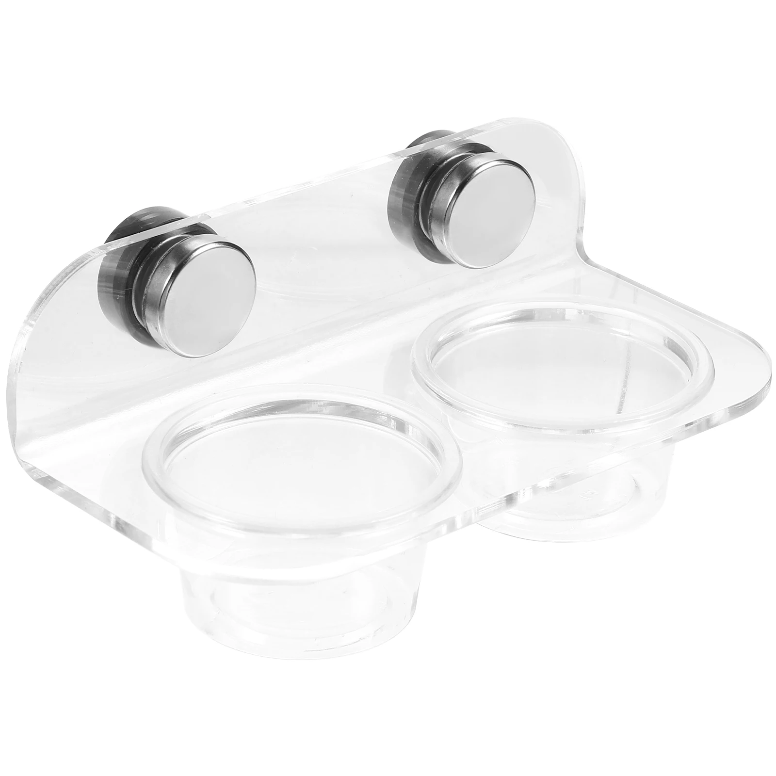 

Magnetic Reptile Feeder Gecko Food Cups Small Size Smooth Transparent Daily Use Ledge Water Bowl for Leopard Geckos Lizards Pet