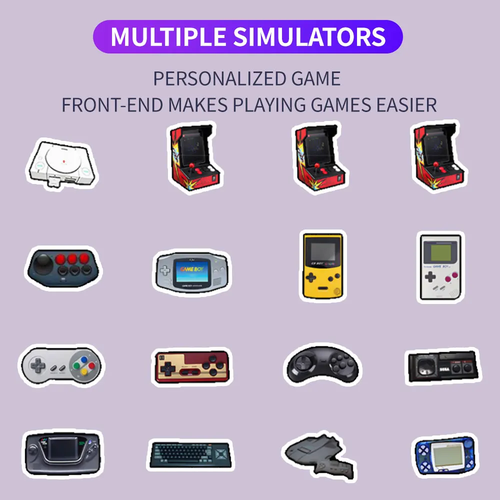 Coopreme XU10 وحدة تحكم بجهاز لعب محمول 3.5 "IPS شاشة 3000mAh بطارية نظام لينكس Magicx وحدة تحكم ألعاب فيديو محمولة #5