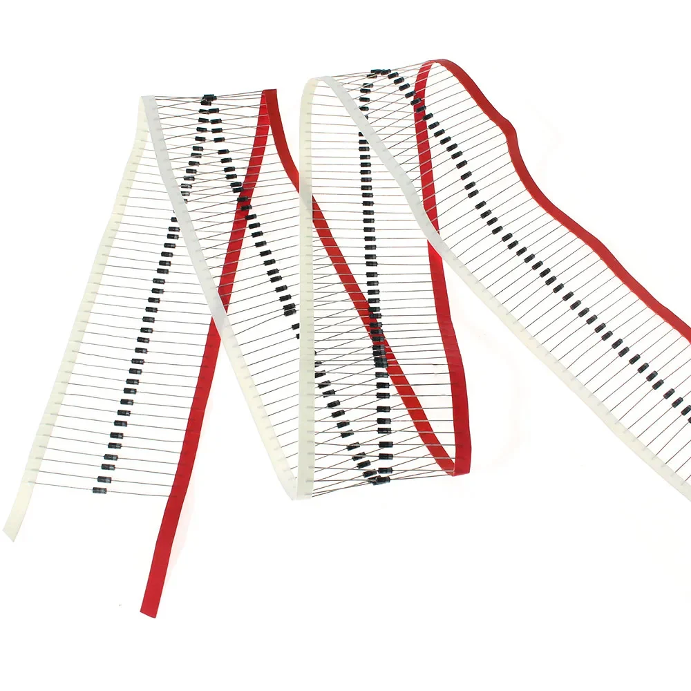 100 teile/los Neue 1N4007 4007 1A 1000 V DO-41 Gleichrichter Diode Original