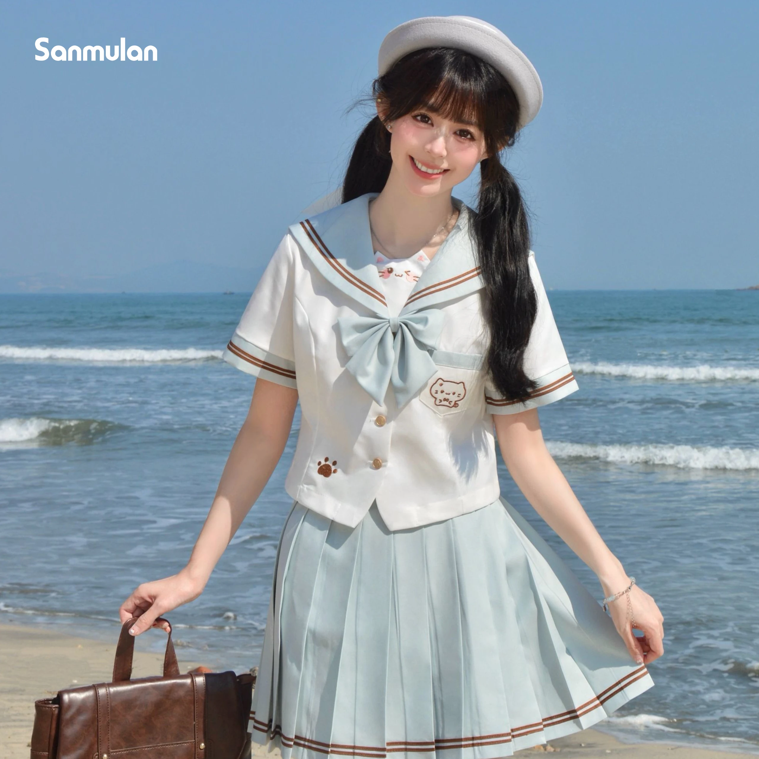 2026-spring-cute-cat-uniform-slim-waist-sweet-sailor-suit-long-and-short-sleeve-jk-set