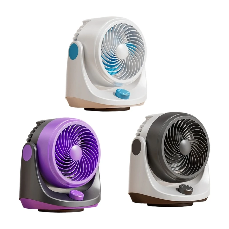 D0AB Multifunctional Electric Fan Energy Efficient 3 Speed Adjustable Quiet Operation Air Circulation Fan for Dormitory