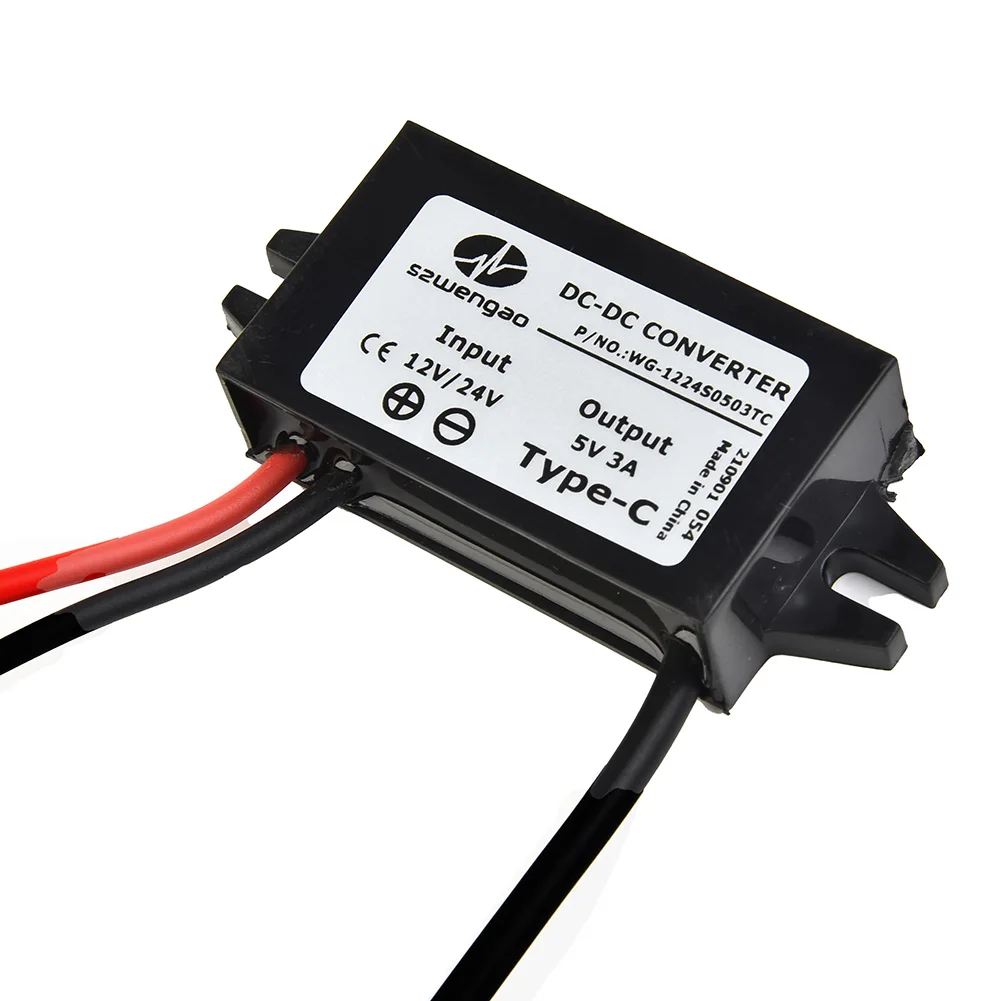 New High Quality Step Down Converter Step Down Converter Supply Charger 12V/24V DC 60g 8-32V DC Air Convection IP68