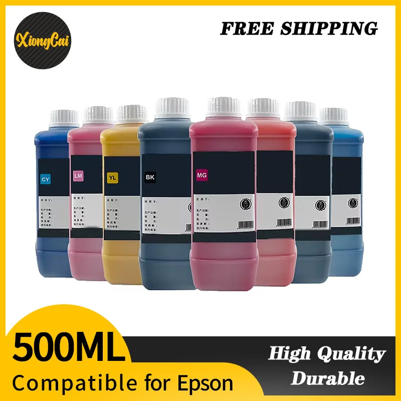 500ML Pigment Low odor Eco-solvent Ink For Epson DX4 DX5 DX6 DX7 XP600 TX800 PrinterHead Allwin Sky-Color PHANTOM TITANJET