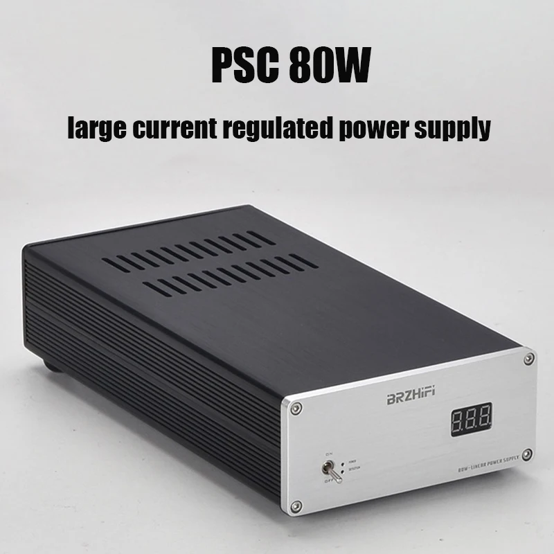 BREEZE 2025 mais recente 80W de alta corrente com proteção DC linear regulado fonte de alimentação 12V caixa de disco rígido NAS roteador MAC PCHiFi