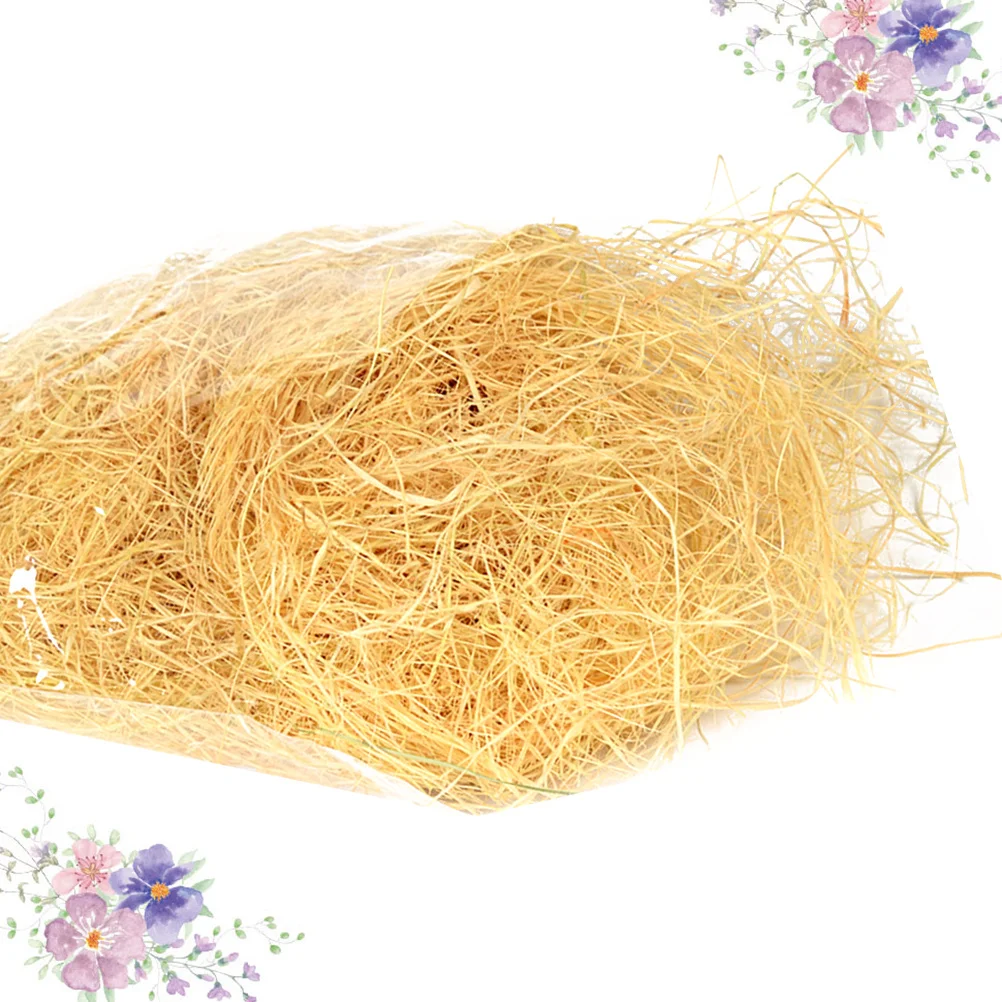 1 paquet de remplissage de boîte à cadeaux de mariage écologique en Filament de raphia, panier cadeau de 150g, accessoires de remplissage de boîte d'emballage