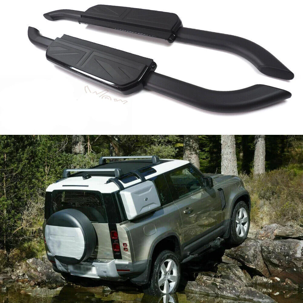 

Fits for Land Rover Defender 90 2D 2020-2024 Side Step Running Board Nerf Bar