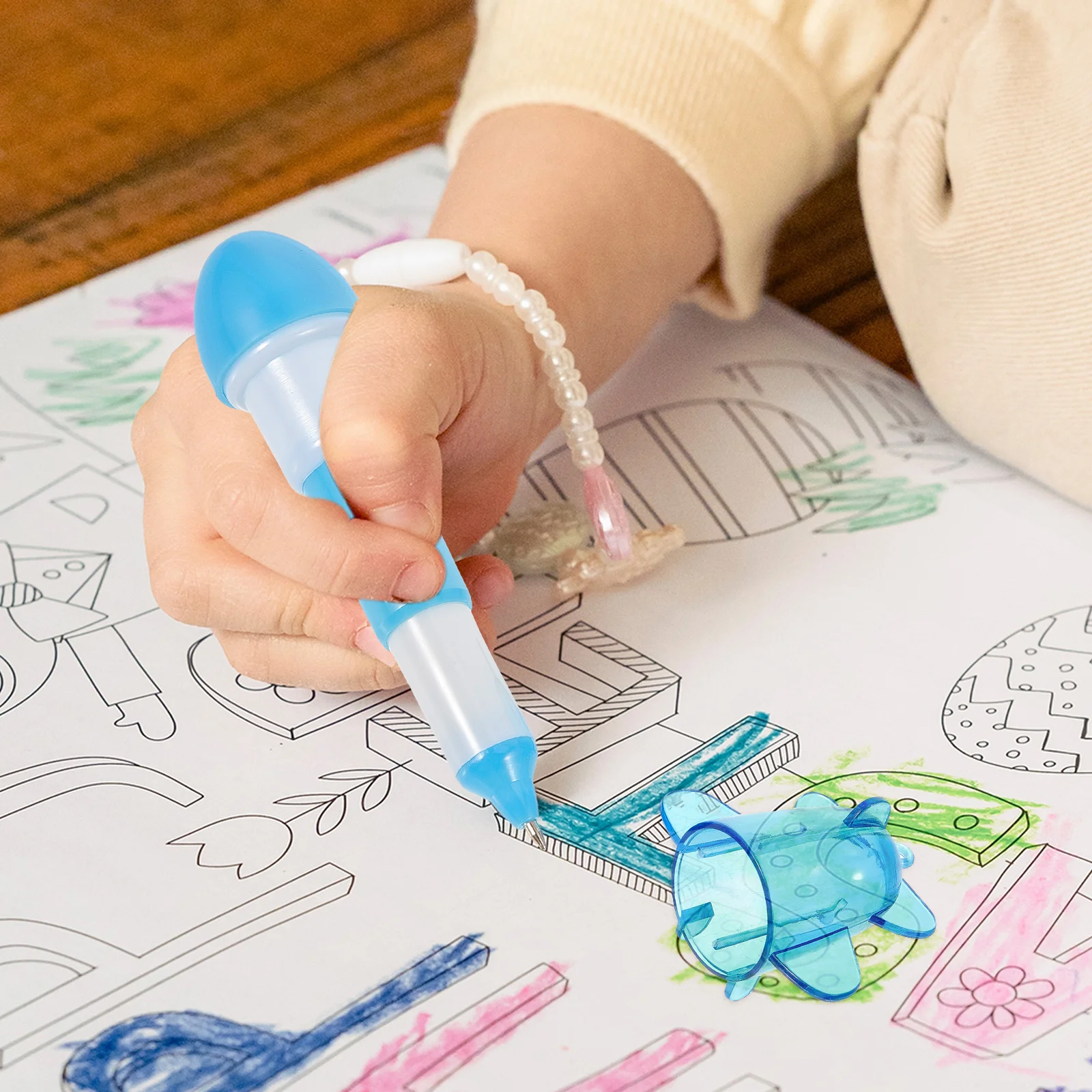 

60 Pcs Cartoon Airplane Pen Gift Pens for Families and Friends Childrens Novelty Ballpoint Portable Mini Aviation Plastic