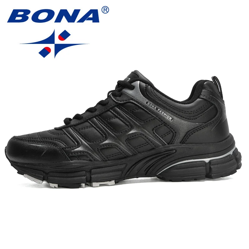 BONA 2022 New Designers Running Shoes Fashion Jogging Sneakers Men Comfort Wear-resisting Footwear Man Walking Footwear Comfort