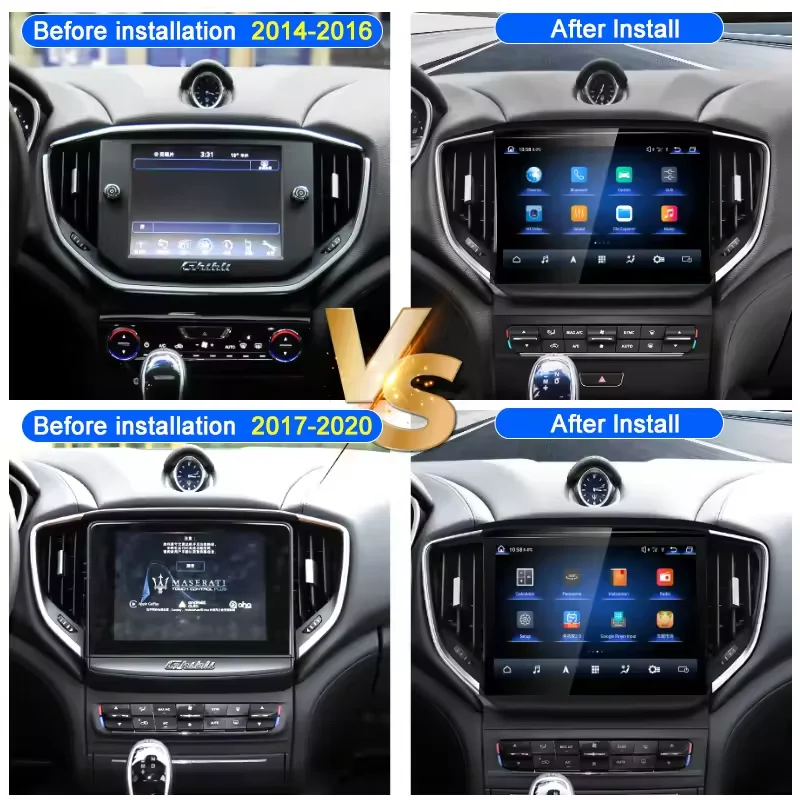 

10.26 Inch Qualcomm Android For Maserati Ghibli 2014-2020 Car Radio Wireless Carplay Auto Multimedia Player GPS Navigation