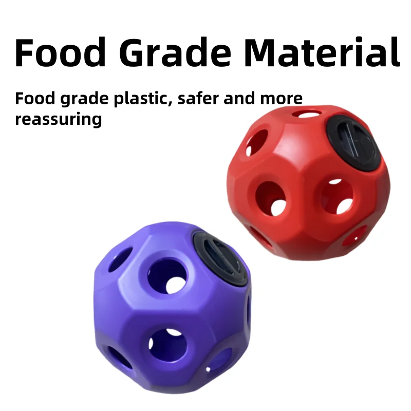 2025 معدات الماشية كرة تغذية للعب القش المعالجة للحصان كرة تغذية الحصان البلاستيكية #3