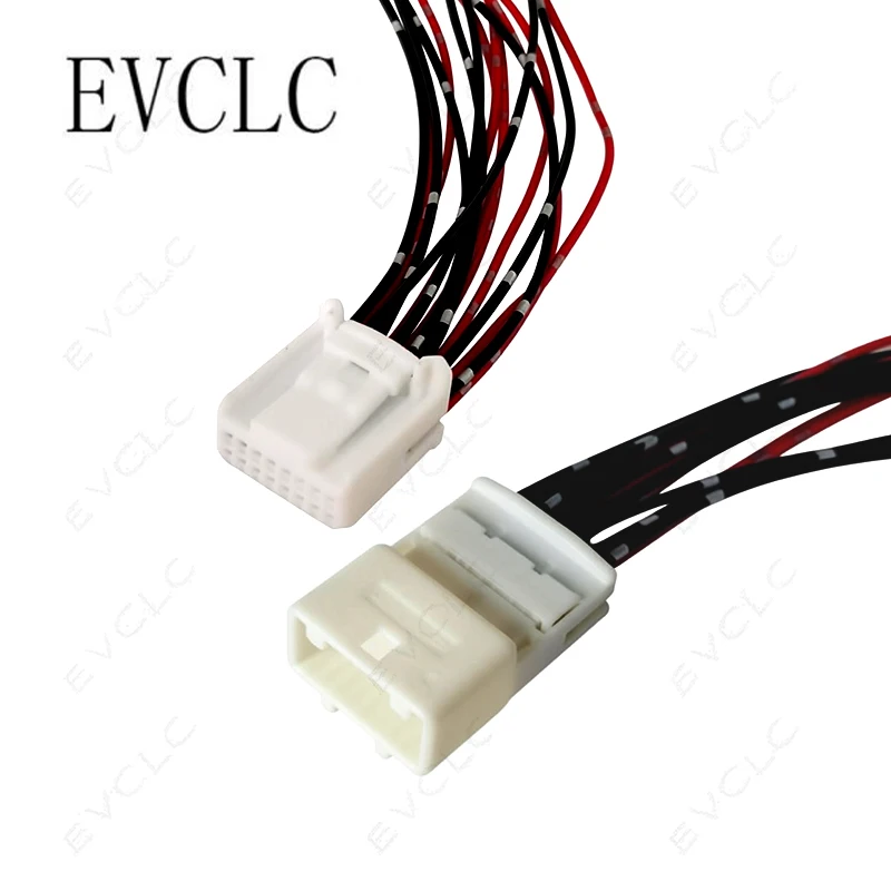 1 Set 16-Pin TE Type Wiring Harness Connector 1473410-1/1318386-1 for Nissan Honda Multimedia Navigation (Male & Female) Plug