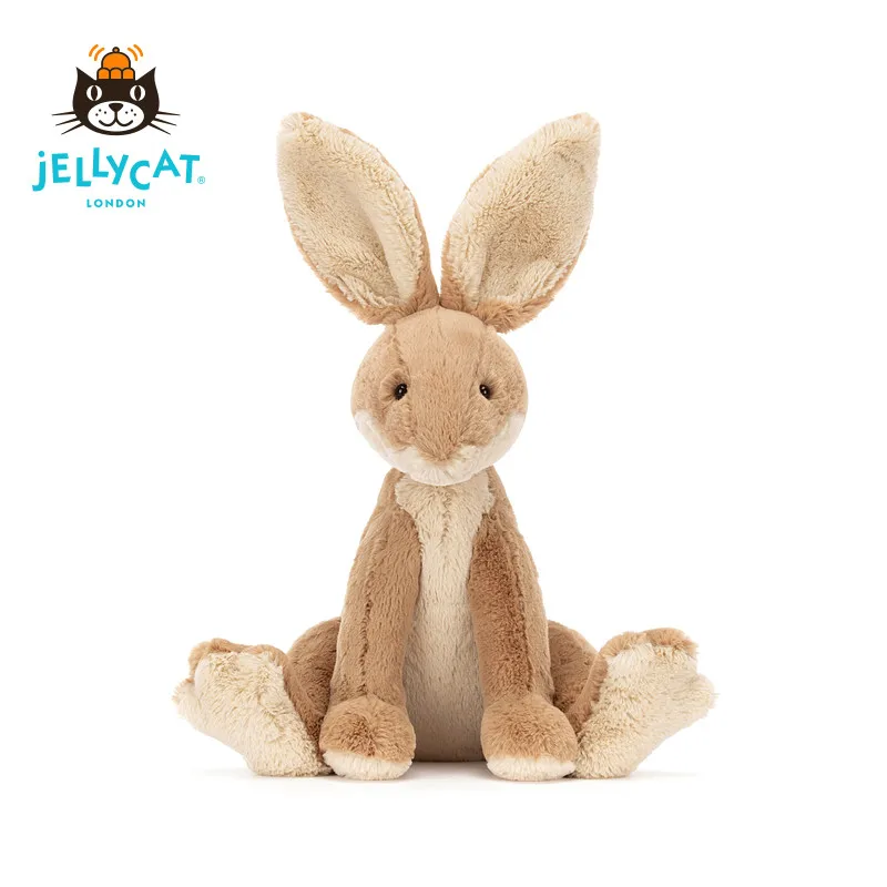

Оригинальная мягкая плюшевая игрушка Jellycat Horticus Hare из Великобритании, супермягкая, уютная, для малышей, плюшевый кролик-кукла, подарок на Пасху для детей