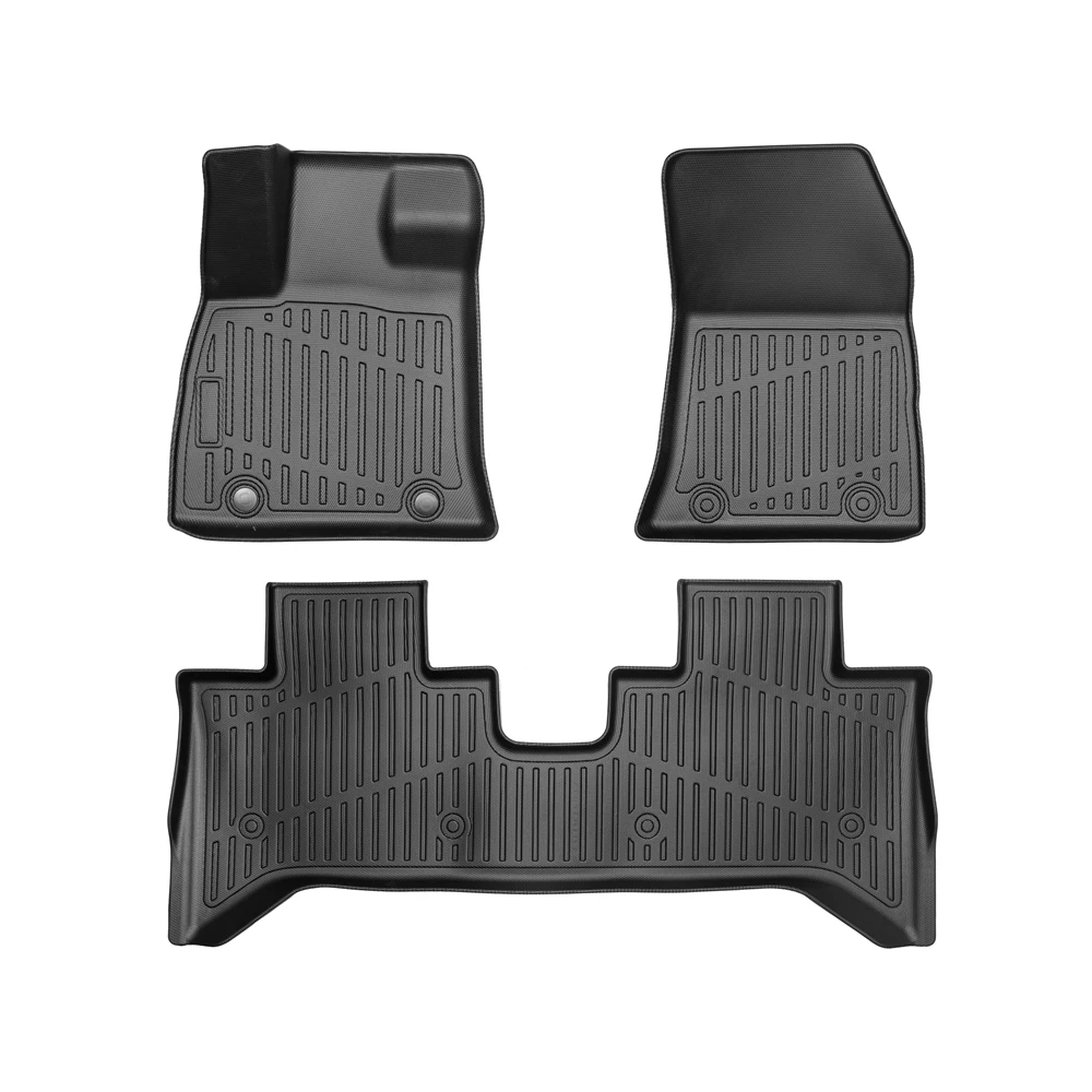 

Floor Mats for BYD Shark 2025 2024 TPE Mats All Weather Floor Liners Accessories 1st & 2nd Row Car Mats Interior Black