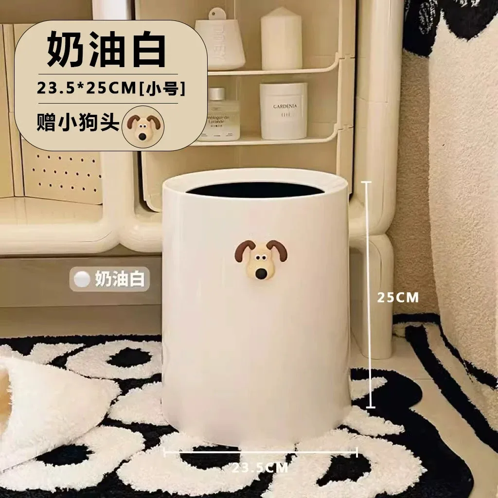 Waste Bins Can Easy To Clean and Durable Family Living Room Dumpster Convenient Hand Pressed Trash Can