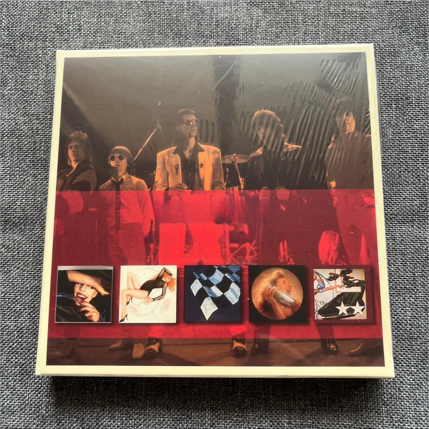 New Wave Rock Compilation 5CD, Vintage Stage Portrait Cover, Snappy 80s Rock with Crisp and Stylish Tone